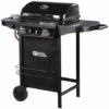 HABITAT & JARDIN Barbecue Gaz "Party 3" - 3 Brûleurs Dont 1 Latéral - 9.38 KW - Noir -France Barbecue Soldes Boutique 7765885 1