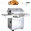 Barbecue à Gaz INOX 4 BRÛLEURS + 1 KIT RÔTISSOIRE (1 BRÛLEUR Infrarouge & TOURNEBROCHE)+ 1 Réchaud Et Thermomètre, 22KW,Grille/Plancha Inclus - DÖNER GREADEN - Inox 2 Barbecue à Gaz INOX 4 BRÛLEURS + 1 KIT RÔTISSOIRE (1 BRÛLEUR Infrarouge & TOURNEBROCHE)+ 1 Réchaud Et Thermomètre, 22KW,Grille/Plancha Inclus - DÖNER GREADEN - Inox -France Barbecue Soldes Boutique 7829839 1
