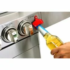 Barbecue à Gaz INOX 4 BRÛLEURS + 1 KIT RÔTISSOIRE (1 BRÛLEUR Infrarouge & TOURNEBROCHE)+ 1 Réchaud Et Thermomètre, 22KW,Grille/Plancha Inclus - DÖNER GREADEN - Inox -France Barbecue Soldes Boutique 7829839 5