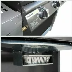 Cook'in Garden - Barbecue Au Gaz PUERTA LUNA - 3 Brûleurs 10,5kW - Gris -France Barbecue Soldes Boutique 8811943 2