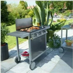 Cook'in Garden - Barbecue Au Gaz PUERTA LUNA - 3 Brûleurs 10,5kW - Gris -France Barbecue Soldes Boutique 8811943 5