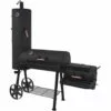 VidaXL Barbecue Au Charbon De Bois Avec Etagère Inférieure Noir XXL - Noir -France Barbecue Soldes Boutique 8846778 1