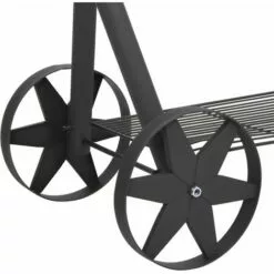 VidaXL Barbecue Au Charbon De Bois Avec Etagère Inférieure Noir XXL - Noir -France Barbecue Soldes Boutique 8846778 5