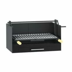 FM Barbecue à Poser Ou à Encastrer En Acier Au Carbone 72x40x38cm